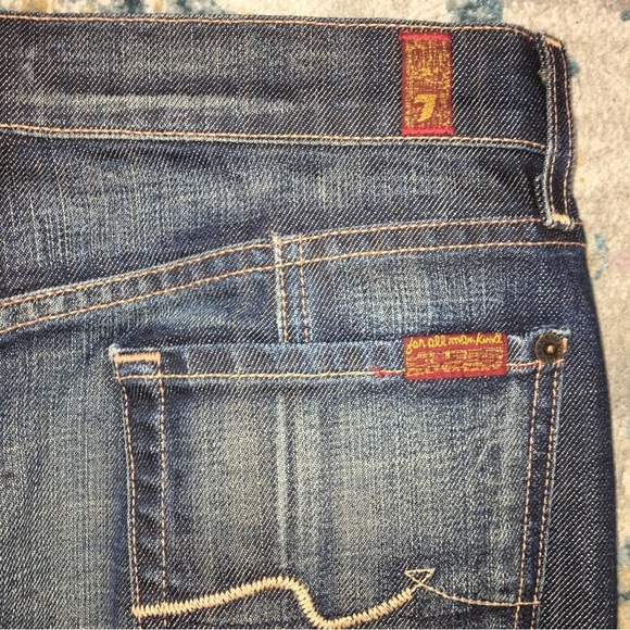 7 for all mankind button down denim skirt Jean skirt NWOT size 26 - Picture 5 of 8